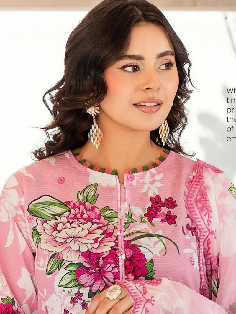 Unstiched Pakistani Pure Cotton dress