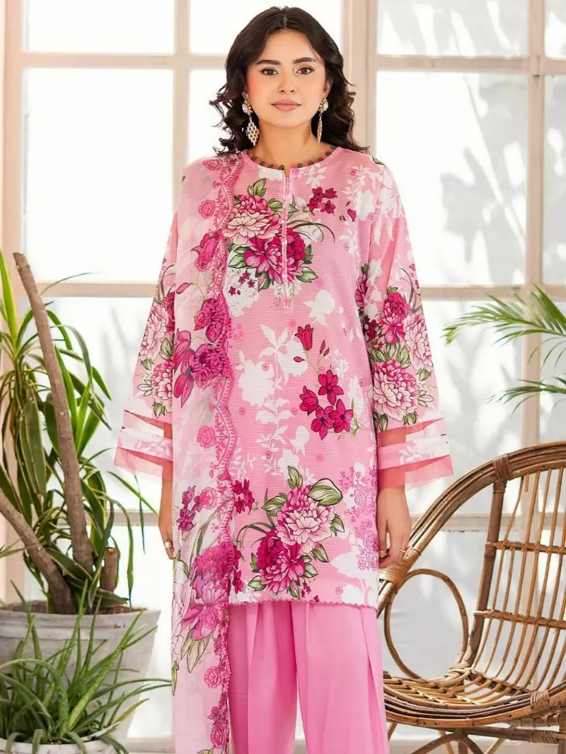 Unstiched Pakistani Pure Cotton dress