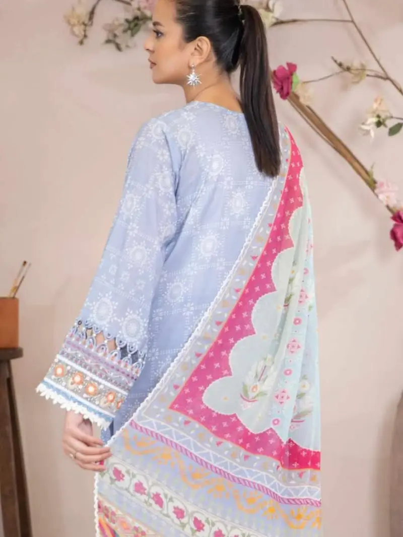 Unstiched Pakistani Pure Cotton dress