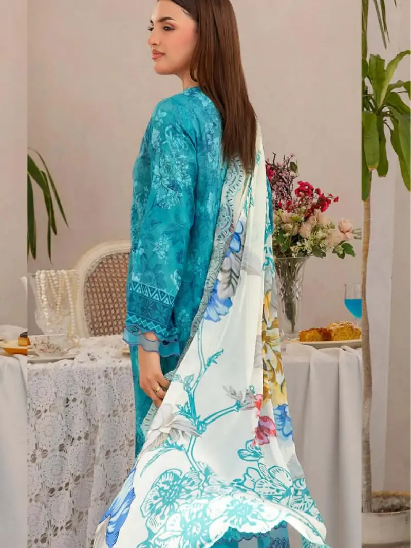 Unstiched Pakistani Pure Cotton dress