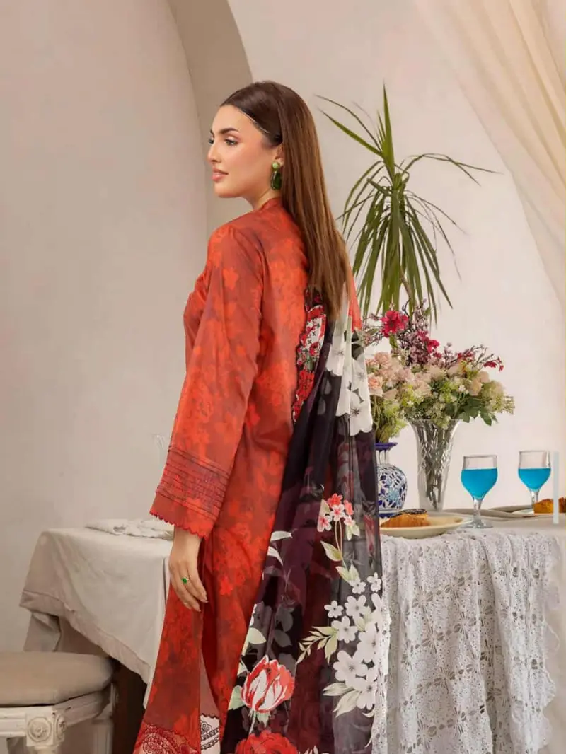 Unstiched Pakistani Pure Cotton dress