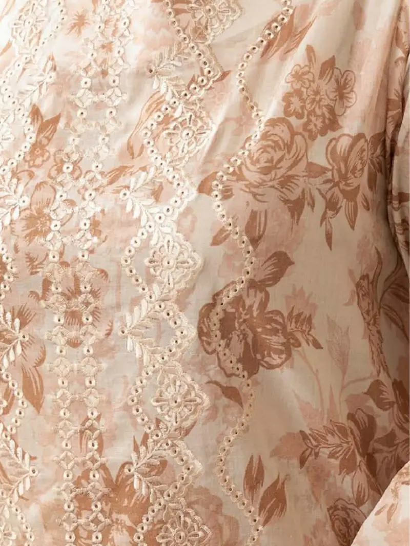 Unstiched Pakistani Pure Cotton dress